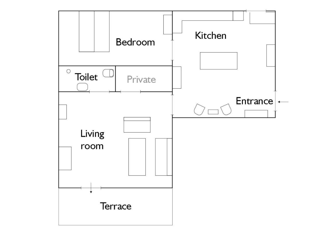 Rolso Retreat - The Apartment Knebel ภายนอก รูปภาพ